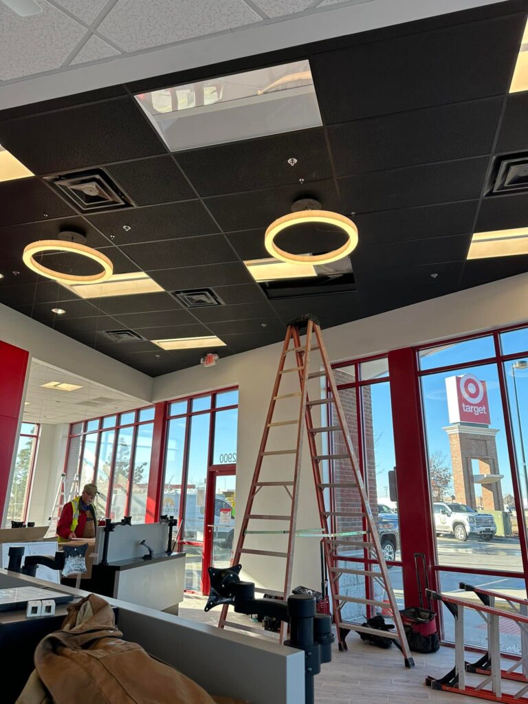 Remodel and Refresh of Discount Tire, New Electrical and Lighting Installed